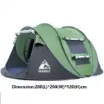 Boat-Shaped Pop-Up Camping Tent Large 280(L) x 200 (W) x 120(H)cm - Image 4