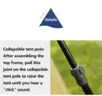 Large Automatic Pop-Up Square Tent - Image 7