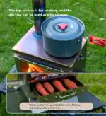 Wood Burning Stove – Outdoor Winter Heating Stove with Fire Viewing Glass - Image 6