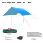 Square Sun Shade Sail – Waterproof Outdoor Canopy for Garden, Patio, and Parties - Image 19
