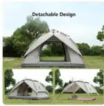 Double Layer Camping Tent Waterproof Pop-up Tent 3-4 Person - Image 4