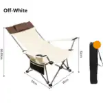 Outdoor Folding Recliner Chair – Fishing, Beach & Camping