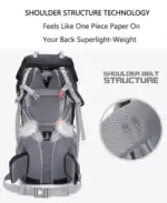 60L Camping Backpack – Ideal for Hiking, Climbing and Mountaineering - Image 7