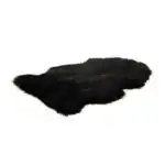 Classic Sheepskin Rug - Black