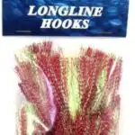 LongLine Flies 25 PCS Chartreuse/Red