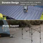 Folding Camping Table – Adjustable Portable Outdoor Table-95cm - Image 6