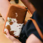 Italy - Small Cowhide Handbag by HYDE™ - Image 3