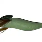 White Pearl Luminous Shrimp Squid size 3.5 ~  Dark Glow Squid Jig