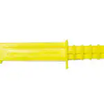 Paua Removal Tool  and Measure - Yellow
