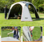 Automatic Dome Canopy & Tent – Includes 4 Side Walls and 1 Groundsheet - Image 8