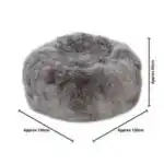 Sheepskin Bean Bag - Longwool - Image 2