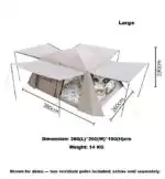 Double Layers Waterproof  Tent PU3000+ - Image 11