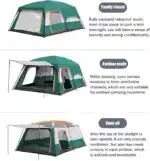 Family Outdoor Camping Tent – Double Layer, Family Cabin Tent - Image 7