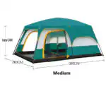 Family Outdoor Camping Tent – Double Layer, Family Cabin Tent - Image 3