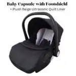 3 Wheel Adventure Stroller and Capsule Combo + Food Tray + Parents Tray - Image 18