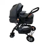 SALE! 2 in 1 Reversible Bassinet Stroller + Rain Cover & Feeding Tray - Image 11