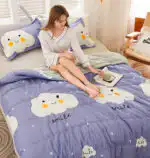 Soft Cotton Skin-Friendly Summer Quilt Blanket for Babies and Children, size 100 x 150cm - Image 8