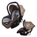 Gold Series Khaki 3-in-1 Stroller, Bassinet, and Capsule Combo with Food Tray - Image 7