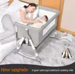 Baby Multifunctional Co-Sleeper Bed and Changing Table - GREY - Image 13