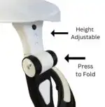 Deluxe Adjustable Baby Walker with Push Handle and Stationary Stand - Image 5