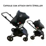 Evolve 3 in 1 Stroller + Bassinet + i-Size Capsule Travel System with Sunshade Sets and Mattress + Food Tray - Image 10