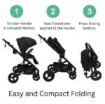 Versa 2in1 Open Bassinet Stroller with Sunshade and Cup Holder - Image 7