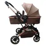 Gold Series Khaki 3-in-1 Stroller, Bassinet, and Capsule Combo with Food Tray - Image 11