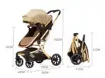 The Mint - High View 2 in 1 Reversible Bassinet + Stroller - Image 24