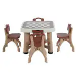 Kids’ Play & Activity Table Set – Table + 4 Chairs | Game Board and Storage - Image 7