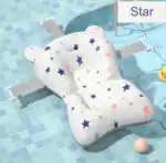 Modern Space-Saving Baby Bathtub with Supportive Pillow and Temperature Reader - Image 8