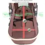 Compact Travel 2-way Multifunctional Bassinet Stroller - Image 8