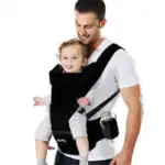 Ergonomic Multi-Function Baby Carrier with Hip Seat | 0-36 Months - BLACK - Image 8