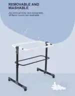 Preorder - Lucca Baby Bassinet Cradle Co-Sleeper Bed with Canopy and Storage Basket - Image 11