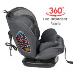 All-Rider 360 Rotating Convertible i-Size R129 Car Seat with ISOFIX and Top Tether - GREY - Image 8