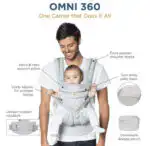 Ergobaby Black All-In-One Omni 360 Baby Carrier - Cool Air Mesh - Image 6