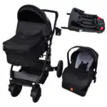 Boss Black - Ultimate 3 in 1 Multifunctional Stroller Buggy + Bassinet + Capsule - Image 12