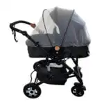 SALE! 2 in 1 Reversible Bassinet Stroller + Rain Cover & Feeding Tray - Image 6