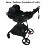 Crown Z - Premium Travel System - Reversible Bassinet Stroller + iSize Reclining Capsule + 360 Rotating Isofix Base - Image 13