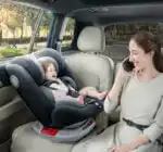 360 Spin Rotating Car Seat with Sun Shade + Footrest and ISOFIX - Image 7