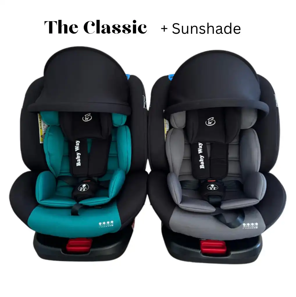 3CB2412C-87D2-43B6-883B-E6E654D2A12C The Classic + Sunshade - 360 Rotation and Convertible Car Seat with ISOFIX - Image 1