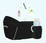 Ergonomic Multi-Function Baby Carrier with Hip Seat | 0-36 Months - BLACK - Image 9