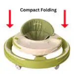 Zoom Adjustable O-ring Baby Walker with Push Handle - Image 7