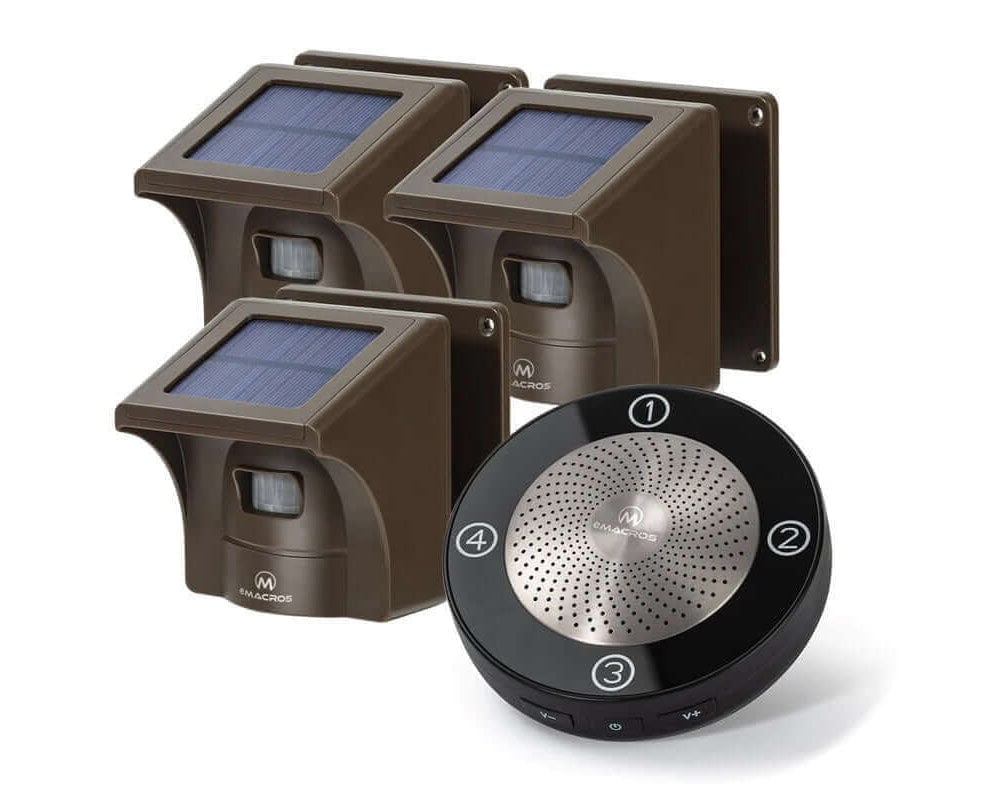 1/2 Mile Solar Driveway Alarm Motion sensor Weatherproof Sensor Alarm