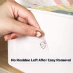 40x40mm Phomemo Pre-Cut Non-Dry Reusable Direct Thermal Round Label Roll, Clear, 180 Labels per Roll - Image 3