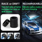 4301G 1:43 Scale RC 4WD Gyro Assist Drift Car, LED Lights, Drift and Race Tyres - Image 4
