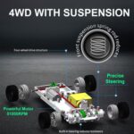 4301G 1:43 Scale RC 4WD Gyro Assist Drift Car, LED Lights, Drift and Race Tyres - Image 2