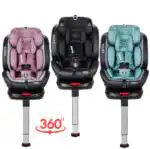 Royal 360 Rotating and Convertible Car Seat with ISOFIX and Leg Support - PINK - Image 6