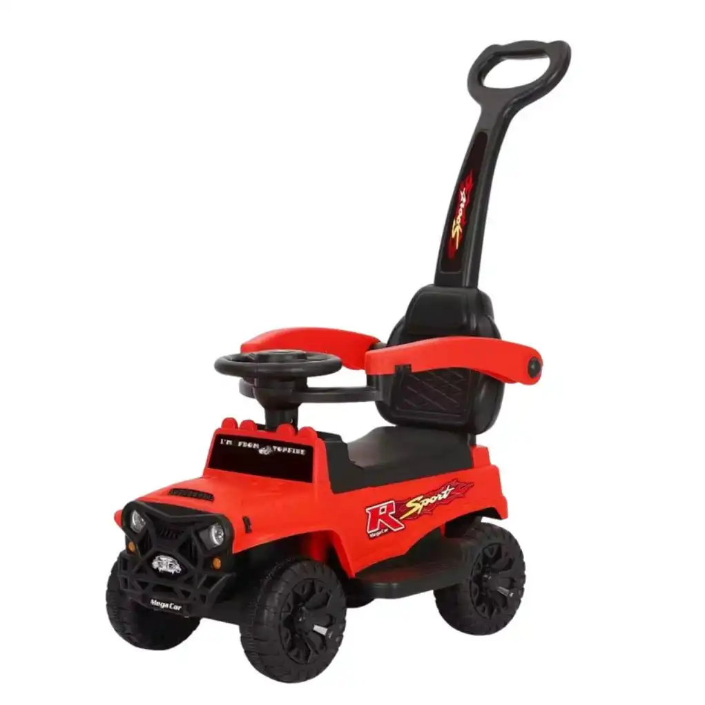 49CA71C1-8A74-485E-9916-9DC2487771D5 Kids Ride-On Push Truck with Lights and Music – RED - Image 1