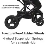 Versa 2in1 Open Bassinet Stroller with Sunshade and Cup Holder - Image 4