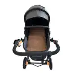 SALE! 2 in 1 Reversible Bassinet Stroller + Rain Cover & Feeding Tray - Image 9
